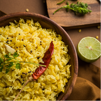 Kala Namak Lemon Rice