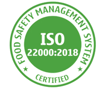 ISO 22000:2018 certified